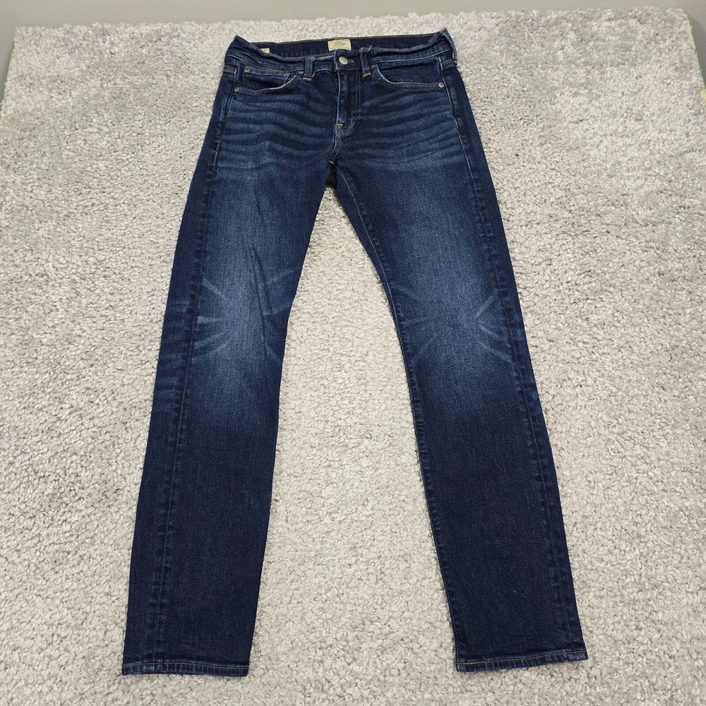 J.Crew 484 Slim Fit Jeans‎ Mens 29x32 Dark Wash Kurabo Japanese Denim Minimalist